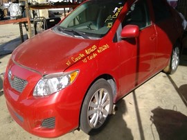 2010 TOYOTA COROLLA, RED, LE MODEL, 1.8L, AT.  Z26285